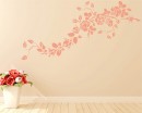 Rose Flower Vines Vinyl Decals Modern Wall Art